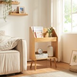 Masuta Inder&oslash;y 80x50x25cm bambus [en.casa] HausGarden Leisure