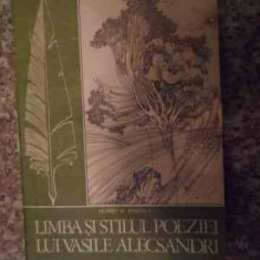 Limba Si Stilul Poeziei Lui Vasile Alecsandri - Florin D. Popescu ,534959