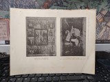 Icoană veche, &bdquo;dela răzbunei&rdquo;, din casa lui Ion Boian; Fragment de triptic vechiu, din casa văduvei Maria Roșca, născută Dodon, Basarabia planșă, 1930