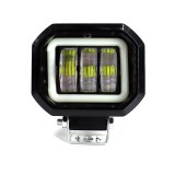 Proiector LED cu Angel Eyes Offroad Auto, Moto, ATV 30W 2700LM DC 10-60 - KWD30W