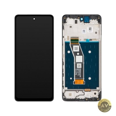 Display cu Touchscreen Motorola Moto G24 Power / G24 cu Rama Negru Service Pack 5D68C23810 foto