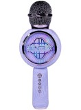 Otl Popsing Led Light Up Wireless Karaoke Microphone Kpop Demon Hunters Purple