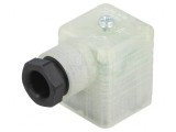 Conector Mamă cu Valvă 18mm 4 PIN 90&deg; LED