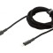 Cablu USB 2.0 Apple Lightning și USB C 2m 20W negru