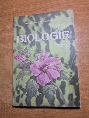 manual de biologie - pentru clasa a 9-a - din anul 1987 foto