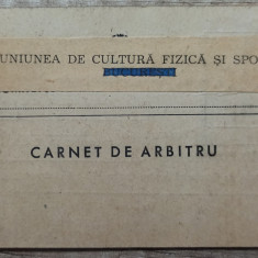Carnet de arbitru la volei, Emil Costoiu, Bucuresti 1960
