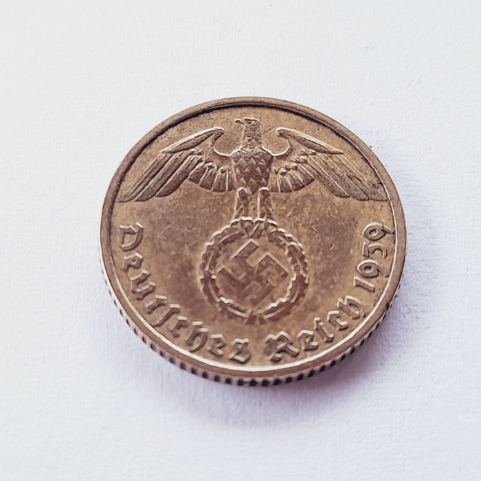 Germania Nazistă 5 reichspfennig 1939 A (Berlin)