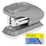 Capsator mini cu rezerve, 1000 capse, argintiu, CMCLASS