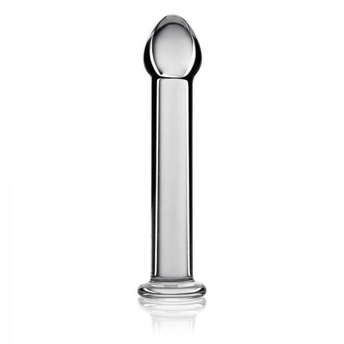 Dildo din sticla Glass Romance clear