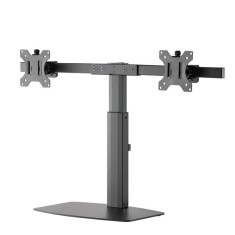 Suport Monitoare Second Hand, 2 Monitoare 10 - 27 Inch, Negru, VESA, 75x75/100x100mm NewTechnology Media