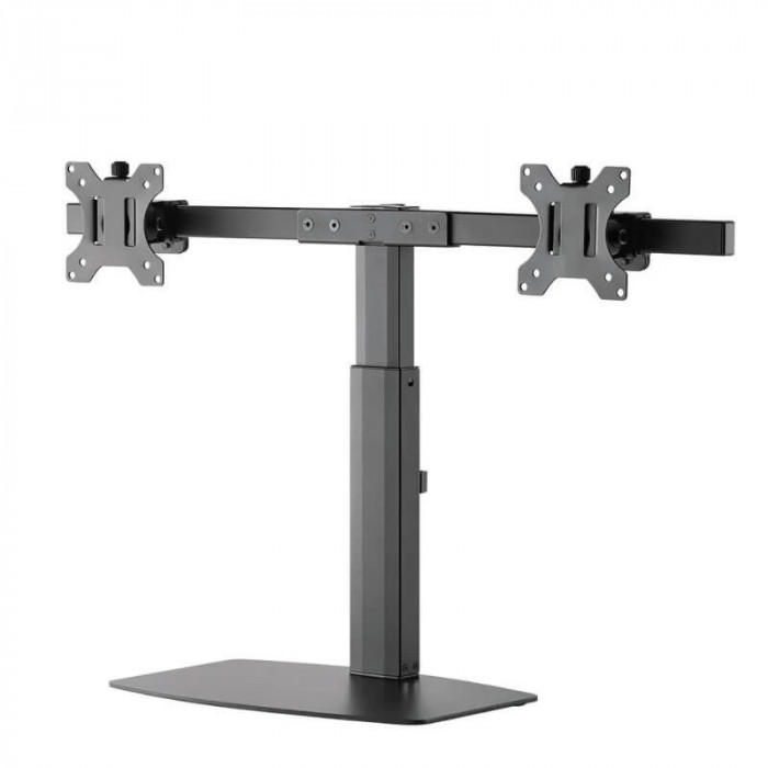 Stand 2 Monitoare 10&quot;-27&quot; NewStar D865D, Negru, VESA 100x100/75x75