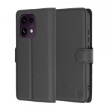 Husa pentru Oppo Reno16 F / Reno16 FS, Techsuit, Leather Folio, Neagra