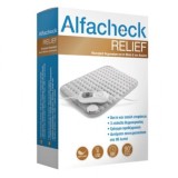 Perna Incalzire Alfacheck Relief Cap Gat 40x30cm, 100W, 3 Temperaturi, Protectie Supraincalzire, Oprire Automata, Lavabila