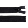 Fermoar ascuns nedetasabil Crisalida, lungime 50 cm Negru