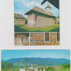 LOT 1 CARTI POSTALE MANASTIREA MOLDOVITA SEC XVI / MOLDOVA