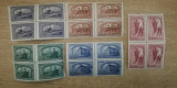 M1 TX7 10 - 1947 - Casa scoalelor - perechi de cate patru timbre, Istorie, Nestampilat