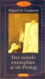 Trei nuvele exemplare și un prolog - Miguel de Unamuno - Polirom 2001, carte beletristica, roman