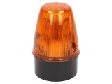 Semnalizator luminos LED MOF AJANG, Portocaliu, IP65, Model LED100-05-01, Lumina Continua/Intermitenta, 85-280V AC/DC