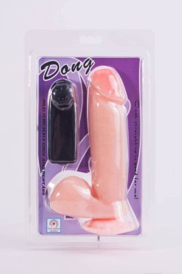 Realistic Dong - Vibrator realistic, flesh, 20 cm foto