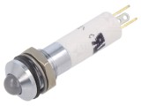Lampă de control: LED 24VDC &Oslash;9mm