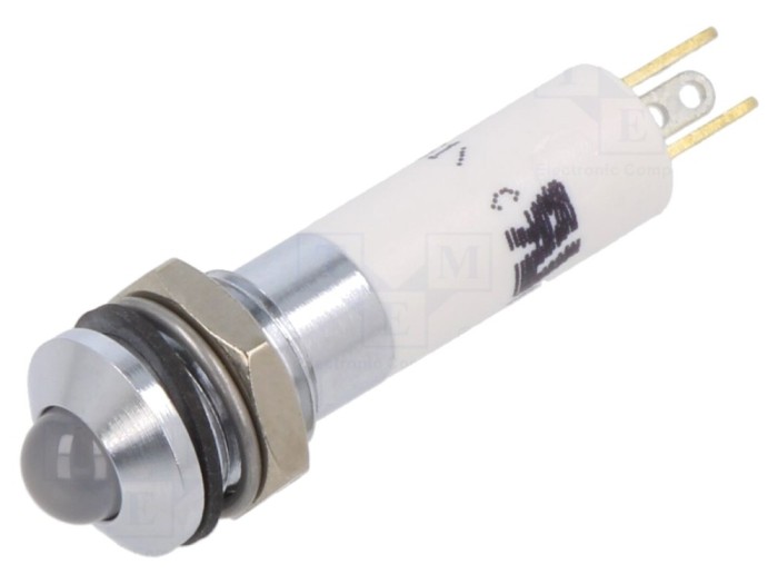 Lampă de control: LED 24VDC &Oslash;9mm