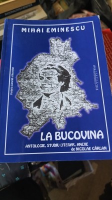 Mihai Eminescu la Bucovina - Nicolae Carlan foto
