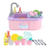 Cumpara ieftin Chiuveta de jucarie cu pompa de apa + accesorii, 40x26x33 cm