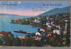 CPIB 23958 - CARTE POSTALA - IKA mit INSEL CHERSO, CIRCULATA, 1925, STAMPILE, TIMBRE