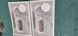Serbia 100 dinari dinara 1941 , CONSECUTIVE 045 - 046 , STARE AUNC - UNC