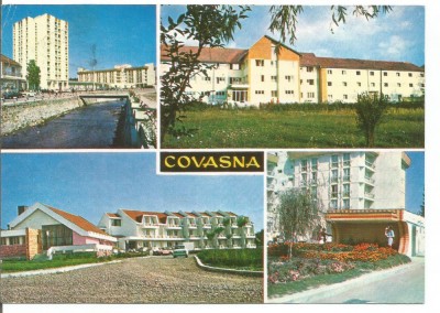 carte postala-COVASNA-colaj foto