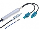 Adaptor Antena Radio Fakra Dubla la DIN Auto VW Audi Skoda Seat 2002+ Separator Semnal