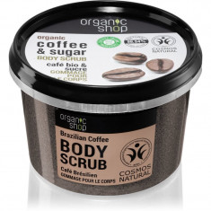 Organic Shop Organic Coffee & Sugar exfoliant de corp, cu cafea 250 ml