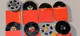 8 ROLE PELICULA FILM PROIECTIE 8 MM DIAMETRUL LA ROLA 7.5 MM