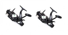 set 2 mulinete pescuit feeder hk 6000 cu 11 rulmenti si baitrunner foto
