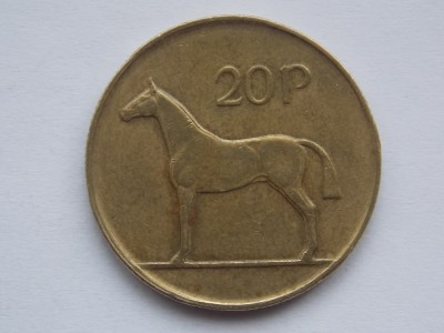 20 PENCE 1986 IRLANDA foto