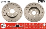 TRW DF4813S Disc frana