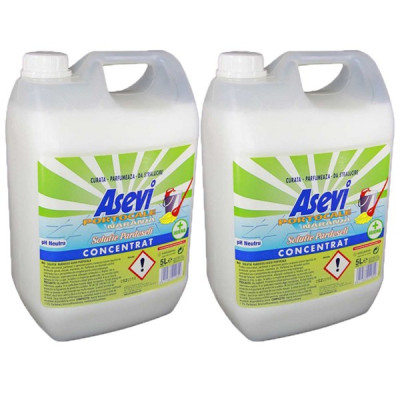 2 x Asevi Portocala naranja 5L, Solutie concentrata pentru pardoseli, 2 x 5000ml foto