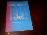 Cumpara ieftin Legea cecului 1992- Legea 59 din 1934 republicata- NOUA