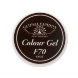 Cumpara ieftin Gel Color Unghii, Vopsea de Arta Global Fashion, Seria Noble Purple F70, 5g