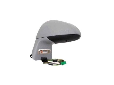 Oglinda exterioara Citroen C4 (La/Lc) 10.2004-12.2010 partea dreapta View Max albastra convex carcasa prevopsita grunduita reglare electrica cu incal foto