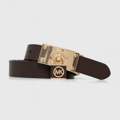 MICHAEL Michael Kors curea cu doua fete femei, culoarea maro