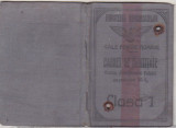 Bnk div CFR - Carnet de identitate - 1927 - Functionari publici - Armata, Romania 1900 - 1950, Documente