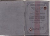 bnk div CFR - Carnet de identitate - 1927 - Functionari publici - Armata