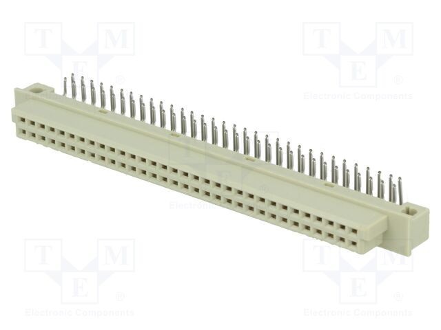 Conector NINIGI DIN 41612 Mufă Tip B Mamă PIN 64 a b THT