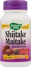 Shiitake Maitake Se Nature&amp;#039;s Way Secom 60cps Cod: 17540 foto