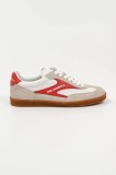 Karl Lagerfeld sneakers din piele KANDIDATE femei, culoarea alb, KL63855