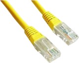PATCH CORD UTP GEMBIRD Cat5e, cupru-aluminiu, 0.5 m, galben, AWG26, &quot;PP12-0.5M/Y&quot; (timbru verde 0.08 lei)