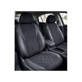 Huse scaune auto universale fractionate XL Premium compatibile SUV si Limuzine negru gri antracit Cod: HNG2504-6 Automotive TrustedCars