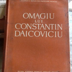 OMAGIU LUI CONSTANTIN DAICOVICIU CU PRILEJUL IMPLINIRII A 60 DE ANI