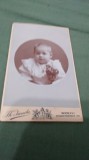 Cumpara ieftin FOTO COPIL MIC VECHI PE CARTON GROS 9/7 CM DE COLECTIE RARA!!!